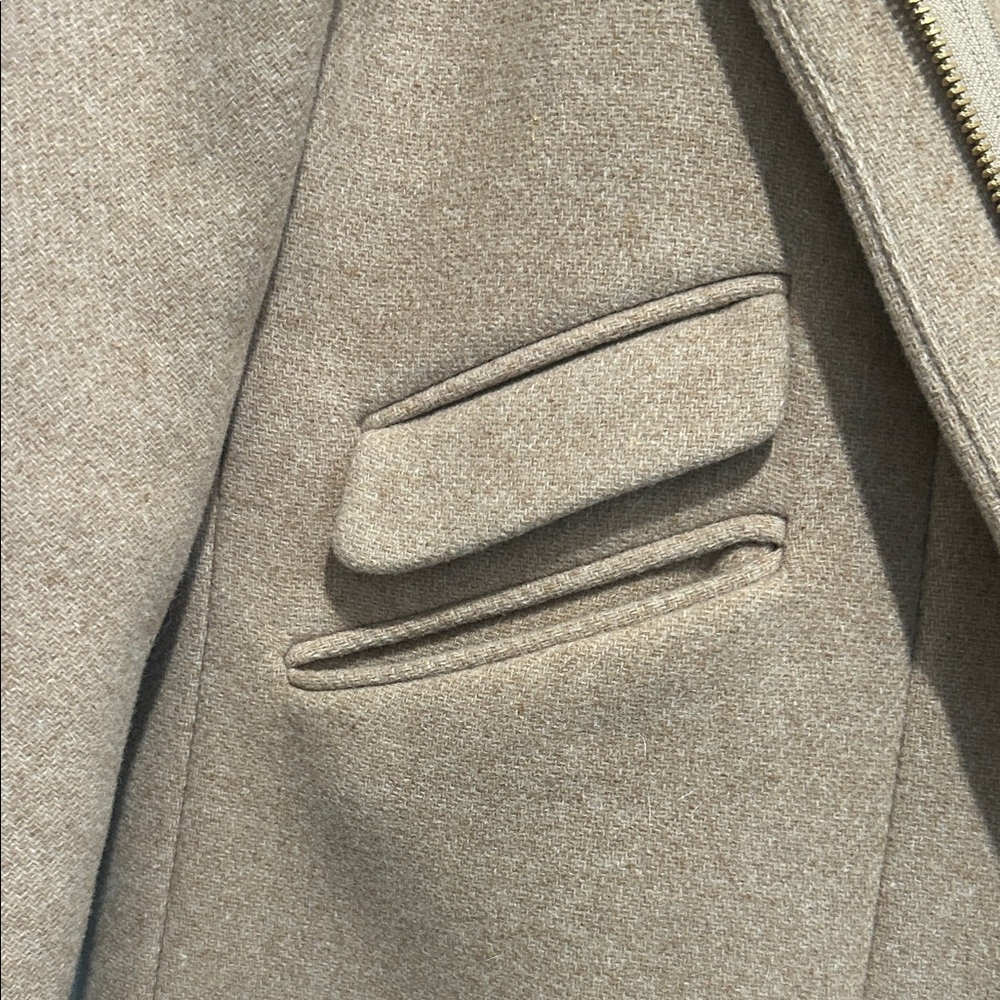 J. Crew Camel Pea Coat - Picture 5 of 10